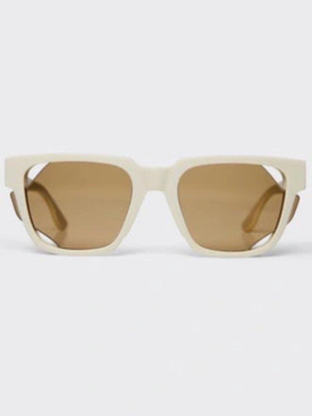 BRAND NEW RAINS Shape 4 Sunglasses In Taupe/taupe